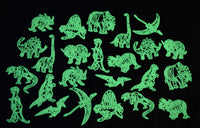 Thumbnail for 24 Piece Glow in the Dark Dinosaurs Wall Ceiling Decor