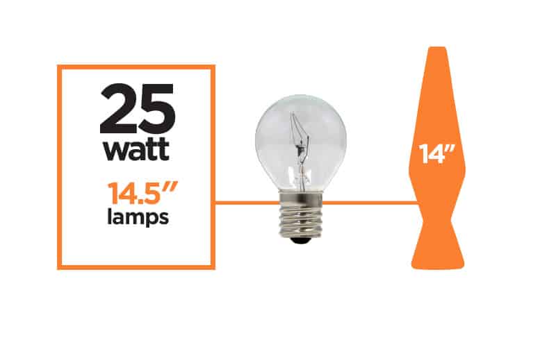 Original Lava Lamp 25 watt Replacement Bulb