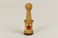 Thumbnail for Star Dry Rubber Peg Stamp for Arts Crafts Security Glow Party