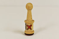 Thumbnail for X Design Dry Rubber Peg Stamp for Arts Crafts Security Glow Party