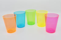 Thumbnail for 10oz Neon Assorted UV Blacklight Reactive Hard Plastic Glow Party Cups