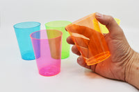 Thumbnail for 10oz Neon Assorted UV Blacklight Reactive Hard Plastic Glow Party Cups