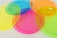 Thumbnail for 10.25 inch Neon UV Blacklight Reactive Glow Party Plates- 20 Count