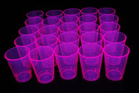 Thumbnail for 10oz Neon Assorted UV Blacklight Reactive Hard Plastic Glow Party Cups