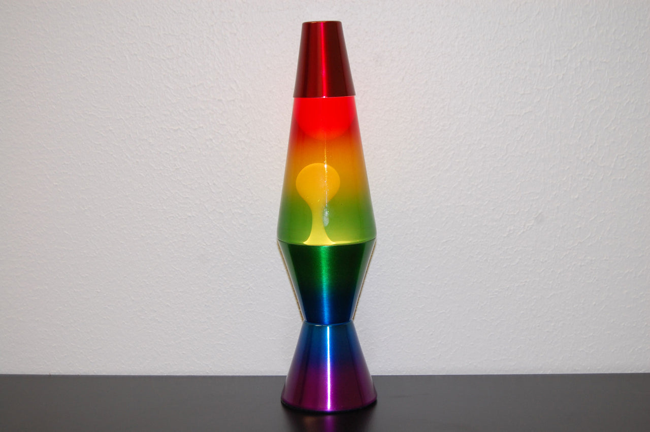 11.5 inch 12oz MultiColor Rainbow Lava Brand Motion Lamp Cool Retro Home Decor