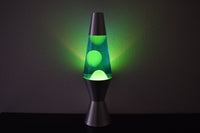 Thumbnail for 11.5 inch 12oz Lava Brand Motion Lamp Blue Liquid Yellow Wax Fun Retro Home Decor