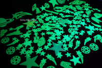 Thumbnail for 200+ Piece Glow in the Dark Stars Super Glowing Galaxy Set Wall Ceiling Decor