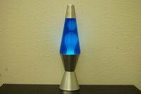 Thumbnail for 14.5 inch 20oz Lava Brand Motion Lamp Blue Liquid White Wax Retro Home Decor