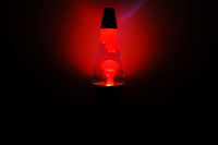 Thumbnail for 14.5 inch 20oz Lava Brand Motion Lamp Blue Liquid Orange Wax Retro Home Decor