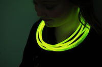 Thumbnail for Premium Jumbo Yellow Glow Necklaces- 50 per package