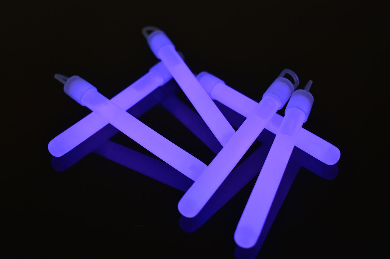4 inch 10mm Purple Glow Sticks- 25 Per Package