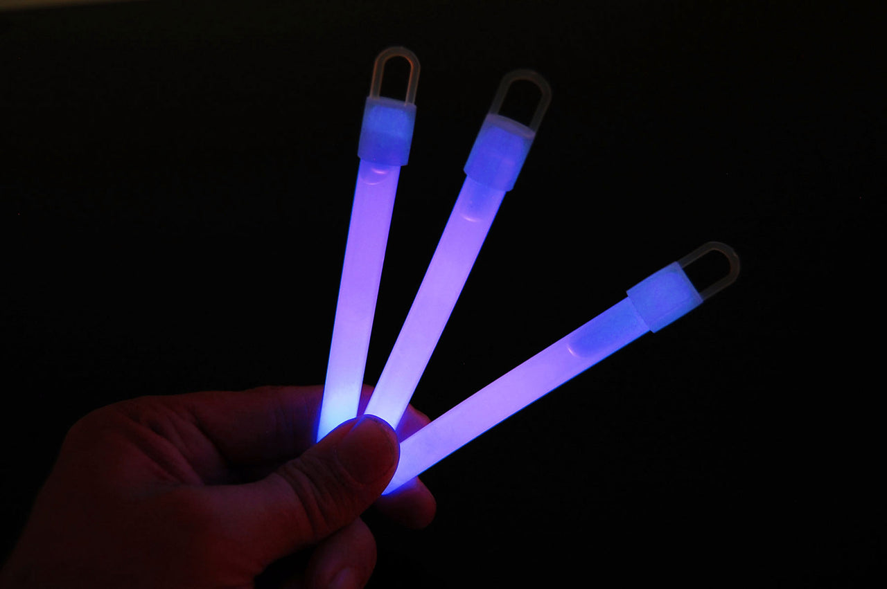 4 inch 10mm Purple Glow Sticks- 50 Per Package