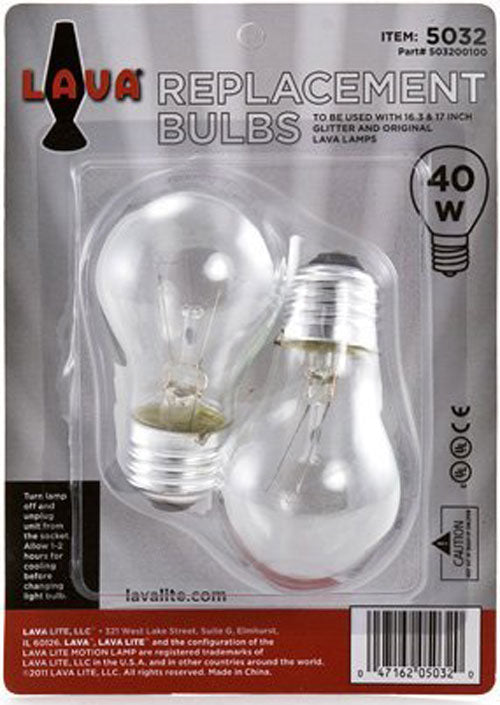Original Lava Lamp 40 watt Replacement Bulb