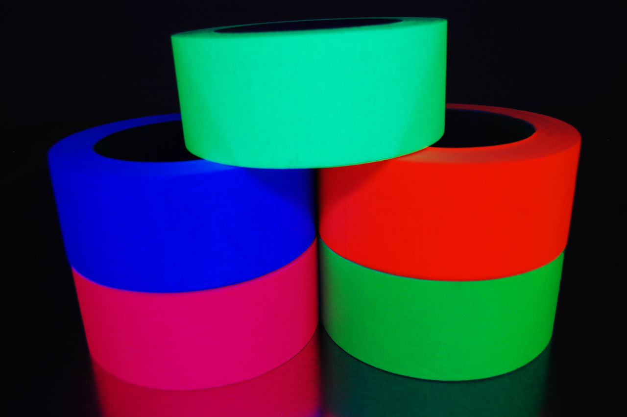 2 Inch UV Blacklight Reactive Fluorescent Gaffer Tape