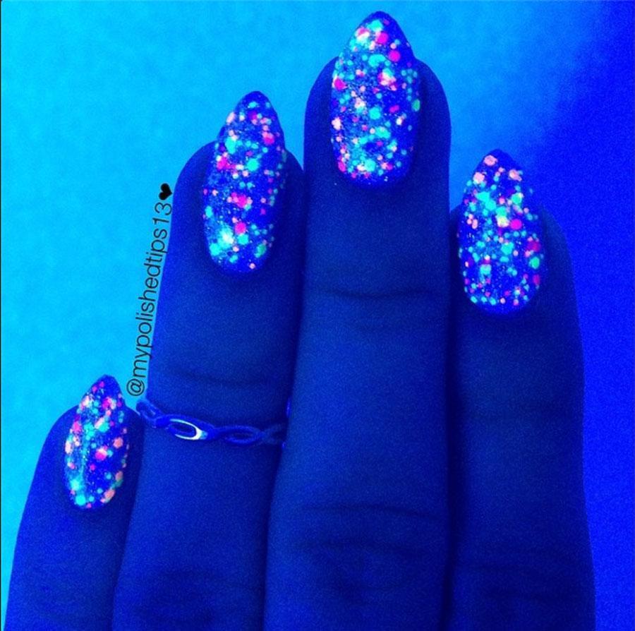 Haywire Blacklight Reflective UV Nail Polish