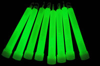 Thumbnail for 6 inch 15mm Green Premium Safety Glow Sticks- 25 Per Package
