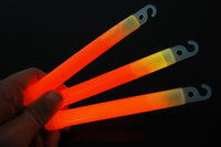 Thumbnail for 6 inch 15mm Orange Premium Safety Glow Sticks- 25 Per Package