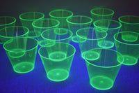 Thumbnail for 9oz Neon Assorted UV Blacklight Reactive Hard Plastic Glow Party Cups