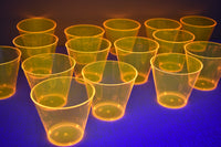 Thumbnail for 9oz Neon Assorted UV Blacklight Reactive Hard Plastic Glow Party Cups