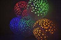 Thumbnail for 11 Inch UV Blacklight Confetti Print Balloons