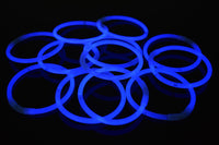 Thumbnail for 8 inch Premium Blue Glow Stick Bracelets- 100 per package