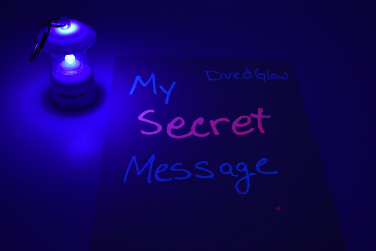 Lantern UV Torch LED Keychain Flashlight UltraViolet Blacklight