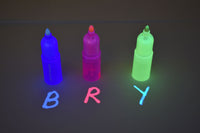 Thumbnail for Blacklight Reactive Invisible UV Ink Marker Pen Large 3 Section Blue Red Yellow
