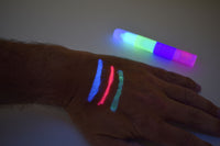 Thumbnail for Blacklight Reactive Invisible UV Ink Marker Pen Large 3 Section Blue Red Yellow