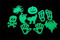 Thumbnail for 10 Large Halloween Glow in the Dark Pieces Wall Ceiling Decor