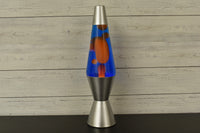 Thumbnail for 14.5 inch 20oz Lava Brand Motion Lamp Blue Liquid Orange Wax Retro Home Decor