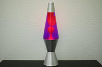 Thumbnail for 14.5 inch 20oz Lava Brand Motion Lamp Purple Liquid Pink Wax Retro Home Decor