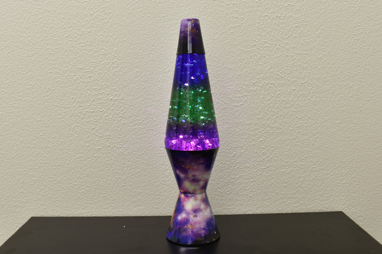 14.5 inch 20oz Color Max Galaxy Lava Brand Glitter Lamp Kids Retro Home Decor