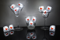 Thumbnail for Heart Print LiteCubes 3 Mode Light Up LED Light Up Ice Cubes