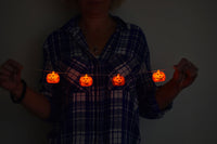 Thumbnail for LiteCubes 3 Mode Pumpkin LED Light Up Ice Cube