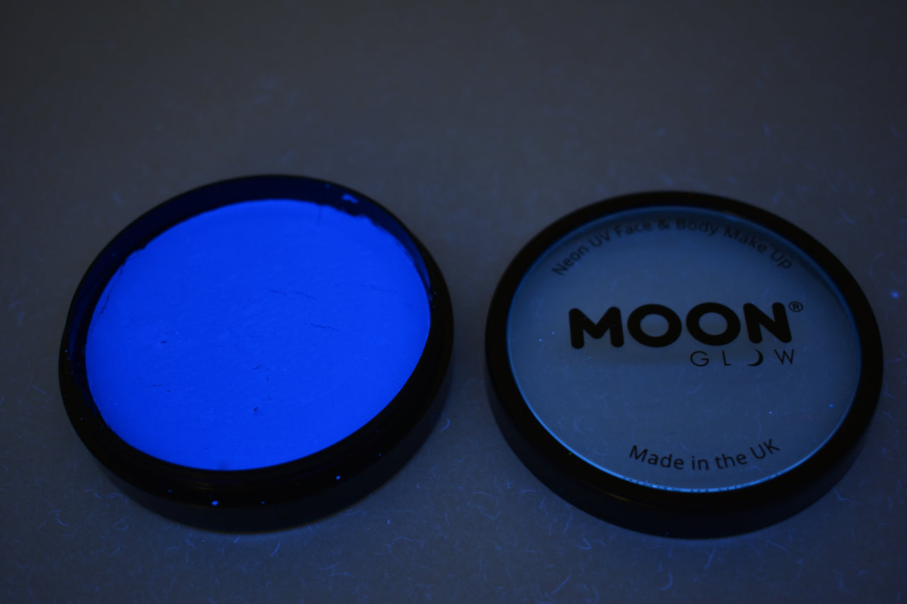 Moon Glow Intense UV Blacklight Pro Face and Body Makeup Cakes