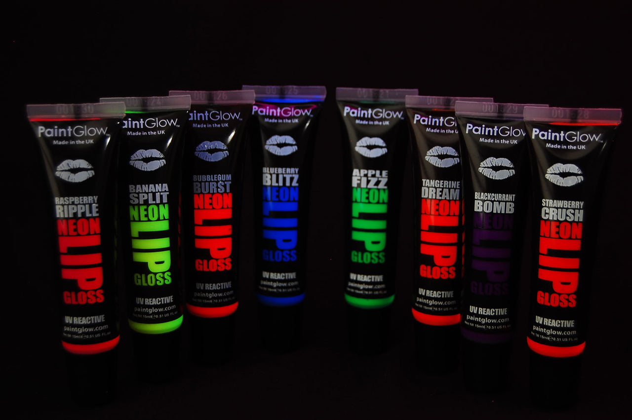 PaintGlow UV Blacklight Reactive Flavored Lip Gloss