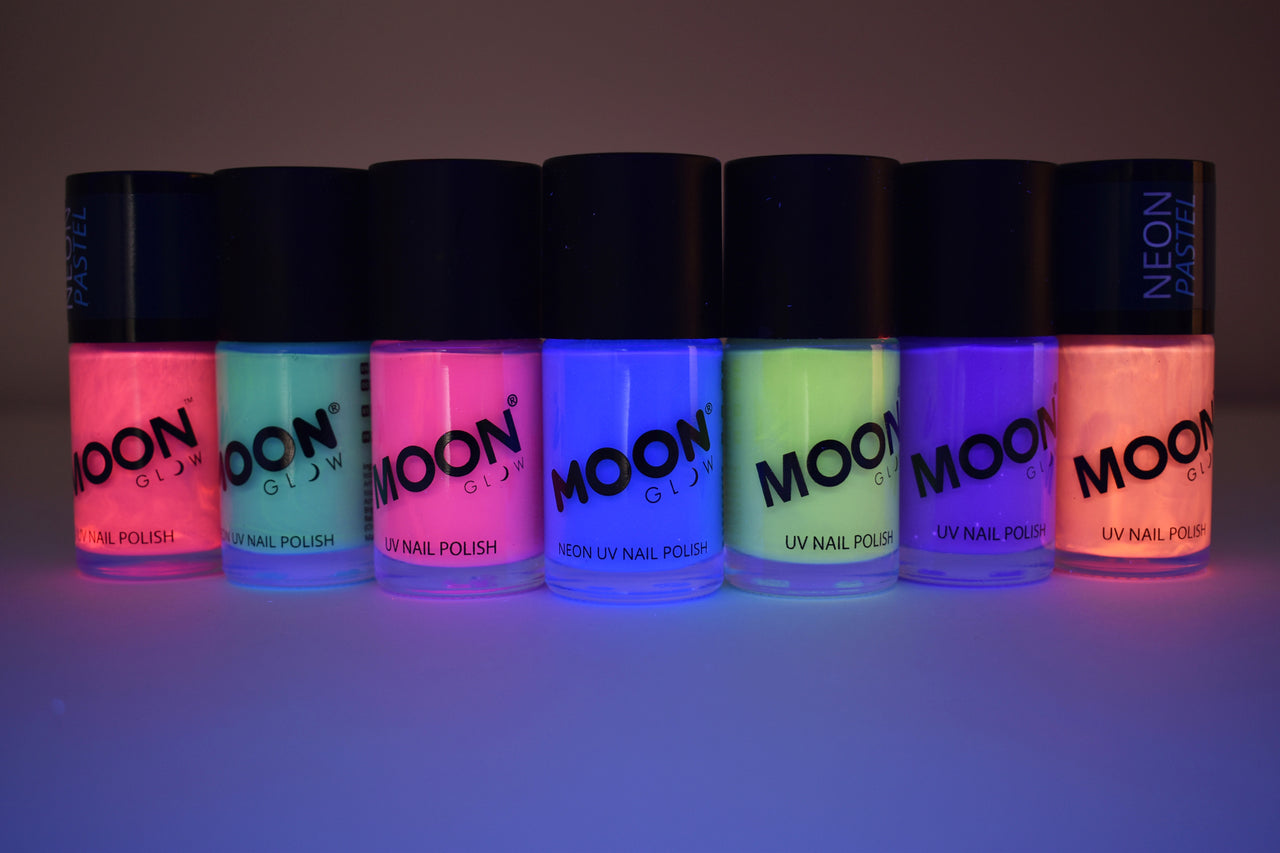 Moon Glow UV Blacklight Reactive Pastel Nail Polish