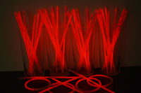 Thumbnail for 8 inch Premium Red Glow Stick Bracelets- 100 per package