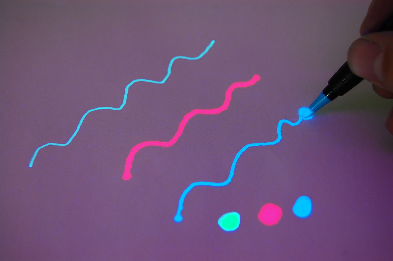 DirectGlow Invisible UV Blacklight Reactive Fine Tip Ink Marker