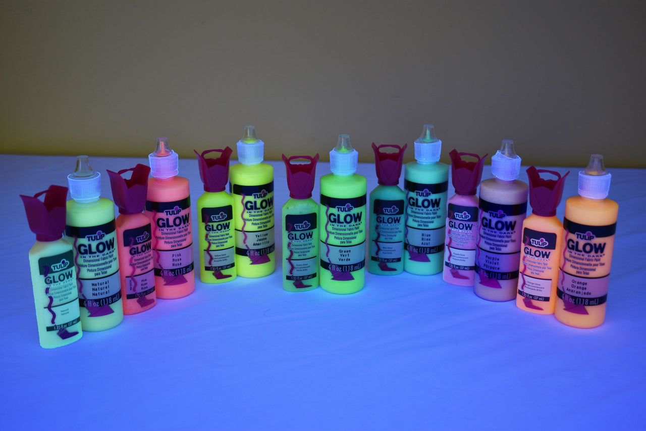 Tulip Luminous Dimensional Glow in the Dark Fabric Paint