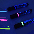 Thumbnail for Opticz Jumbo XL Blue Red Yellow UV Blacklight Reactive Invisible Ink Felt Chisel Tip Marker Pen…