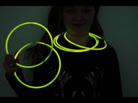 Premium Jumbo Yellow Glow Necklaces- 50 per package
