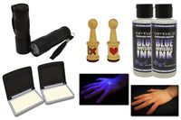 Thumbnail for Opticz Blacklight Reactive Invisible UV Ink Hand Stamping Document Marking Economy Kit