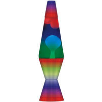Thumbnail for 14.5 inch 20oz Color Max Rainbow Lava Brand Motion Lamp Clear Liquid White Lava