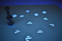 Thumbnail for Opticz Blacklight Reactive Invisible UV Ink Hand Stamping Document Marking Starter Kit