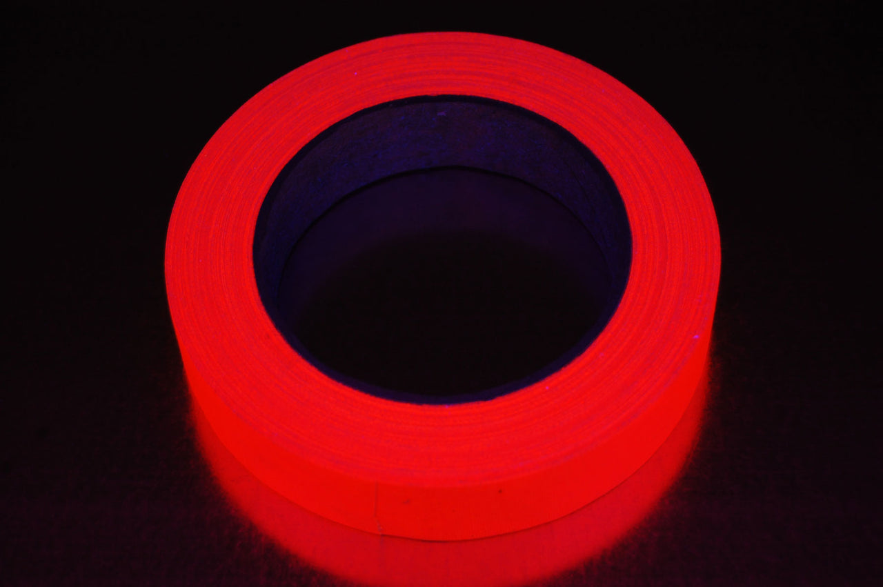 1 Inch UV Blacklight Reactive Fluorescent Gaffer Tape – DirectGlow LLC