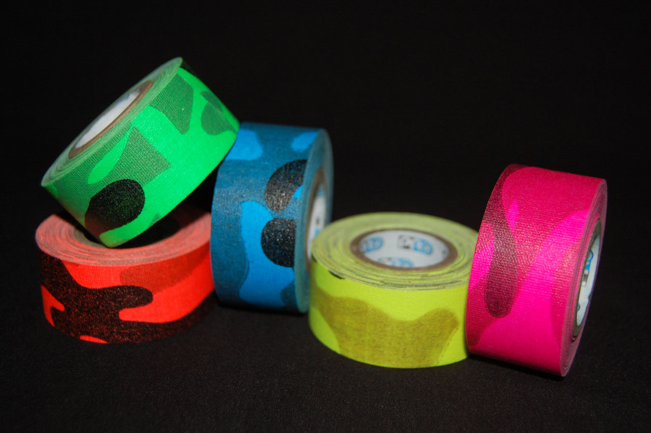 UV Blacklight Reactive Fluorescent Camo Gaffer Tape- 6 Yards