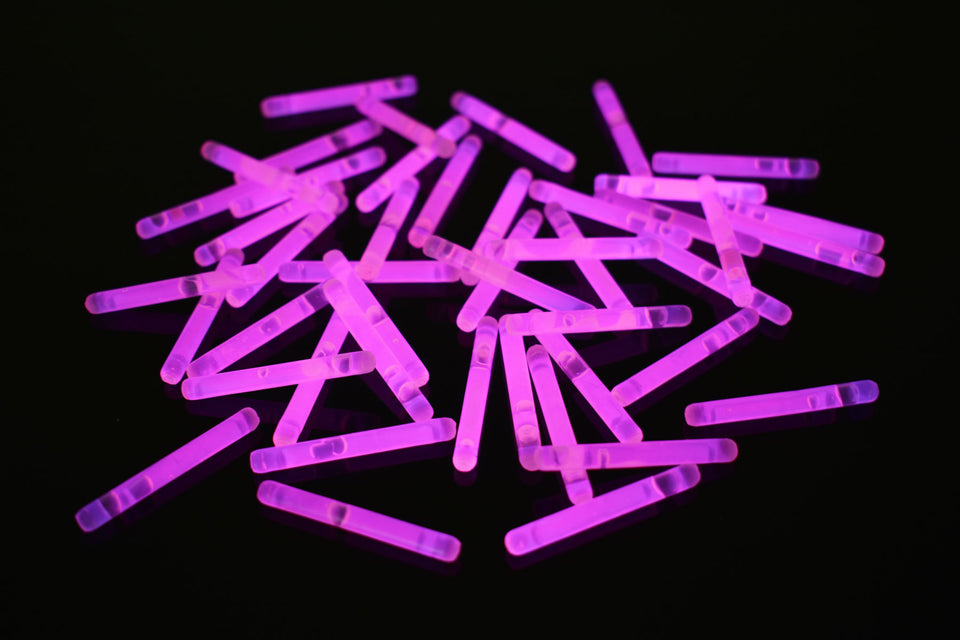 FlashingBlinkyLights 4 Pink Mini Glow Sticks (Set of 50)