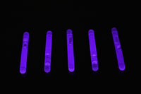 Thumbnail for 1.5 inch Purple Mini Glow Sticks- 50 Per Package