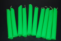 Thumbnail for Green UV Blacklight Reactive Drip Candles